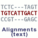 Alignments (text) (Not available) Alignments (text) (Not available)